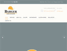 Tablet Screenshot of bargerbuilders.com